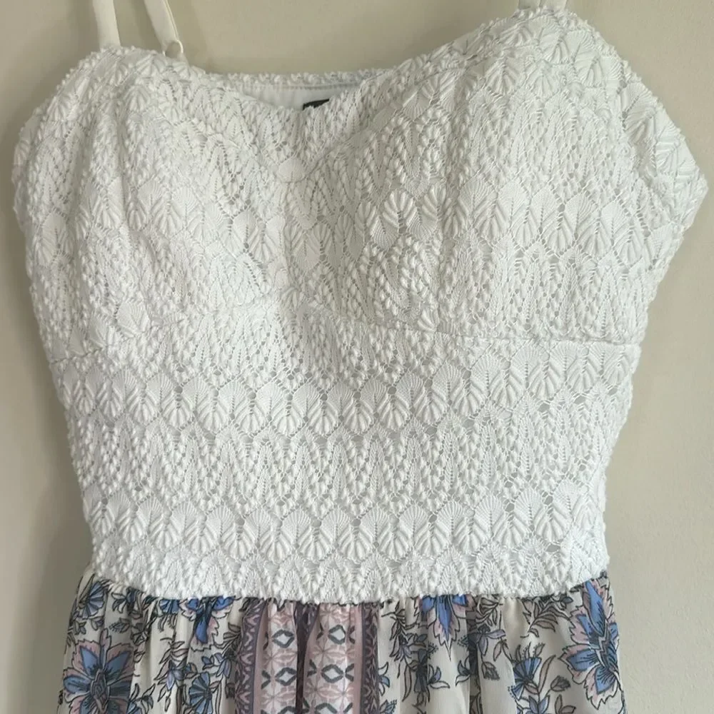 Lily Rose Floral Spaghetti Strap Maxi Dress Size M - Picture 6 of 7